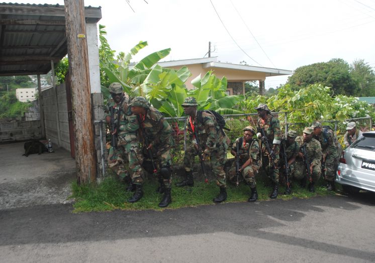 RBR Troops Raid Bomb Cell as Part of Exercise